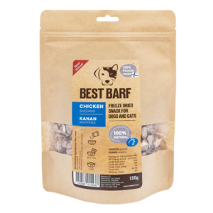 Frostþurrkað kjúklinga fóarn - 100gr