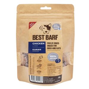 Frostþurrkuð kjúklingalifur - 100gr